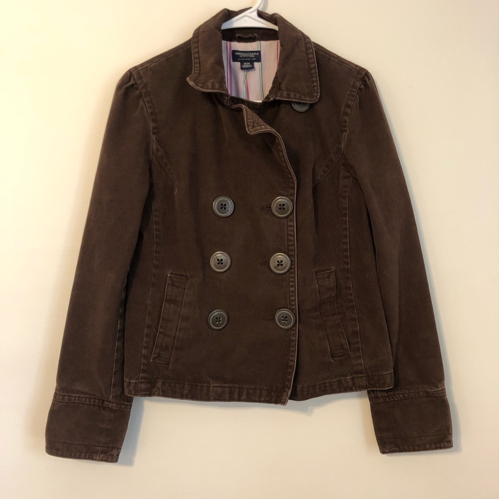 American Eagle Brown Jacket Medium